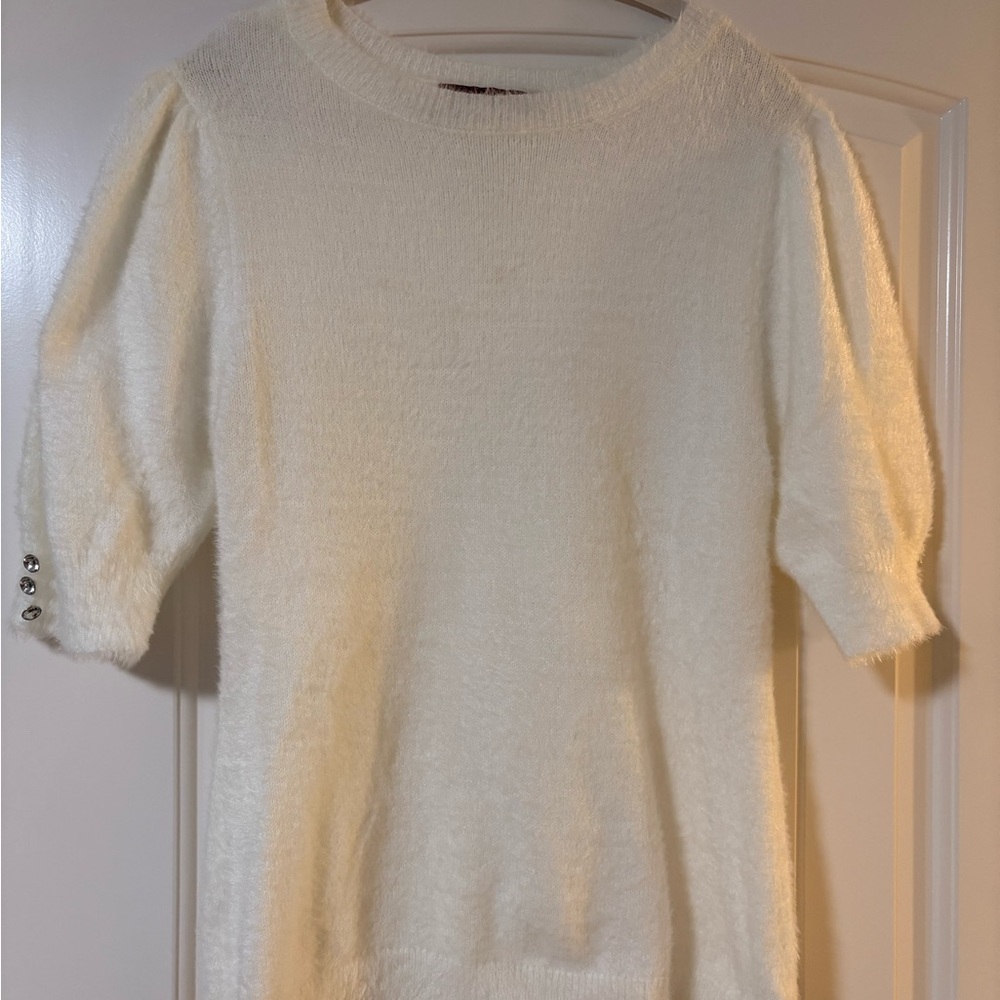 Scarlett Cream Sweater Cardigan